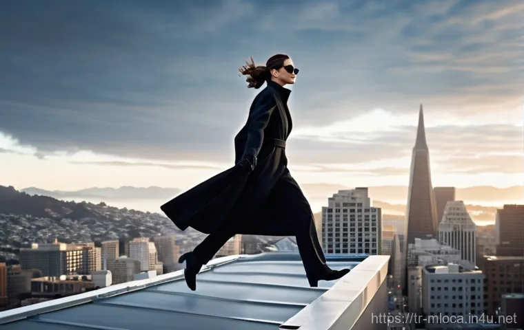 매트릭스 촬영된 도시 - Neo's Contemplation in a Cyberpunk Plaza**
* **Subject:** A lone male figure, styled after Neo fr... 매트릭스 촬영된 도시 - Neo's Contemplation in a Cyberpunk Plaza**
* **Subject:** A lone male figure, styled after Neo fr...